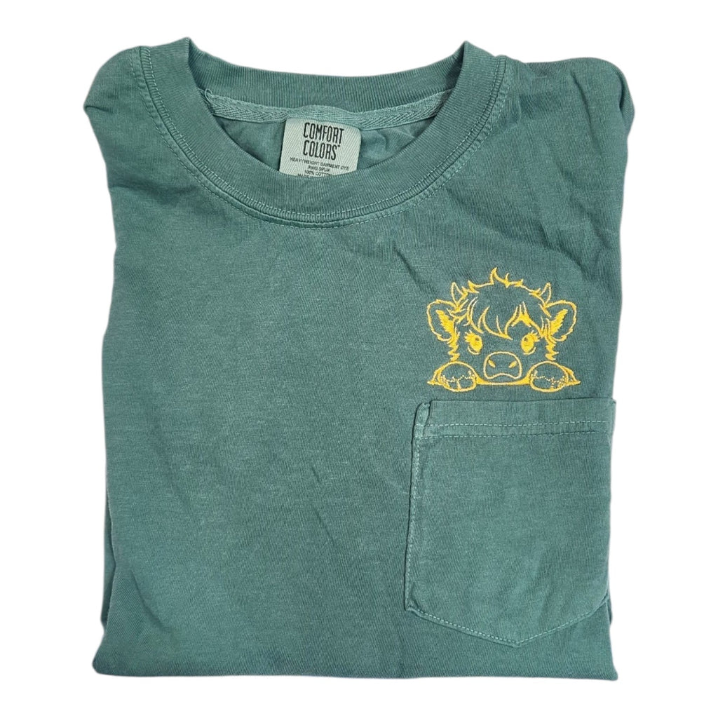 Highland Cow Peeper Tee