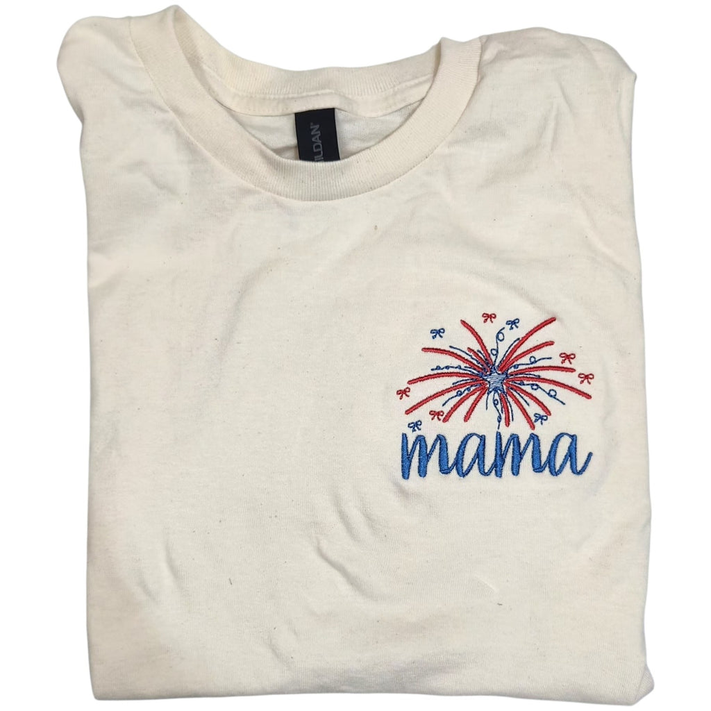 MAMA BOW FIREWORKS TSHIRT