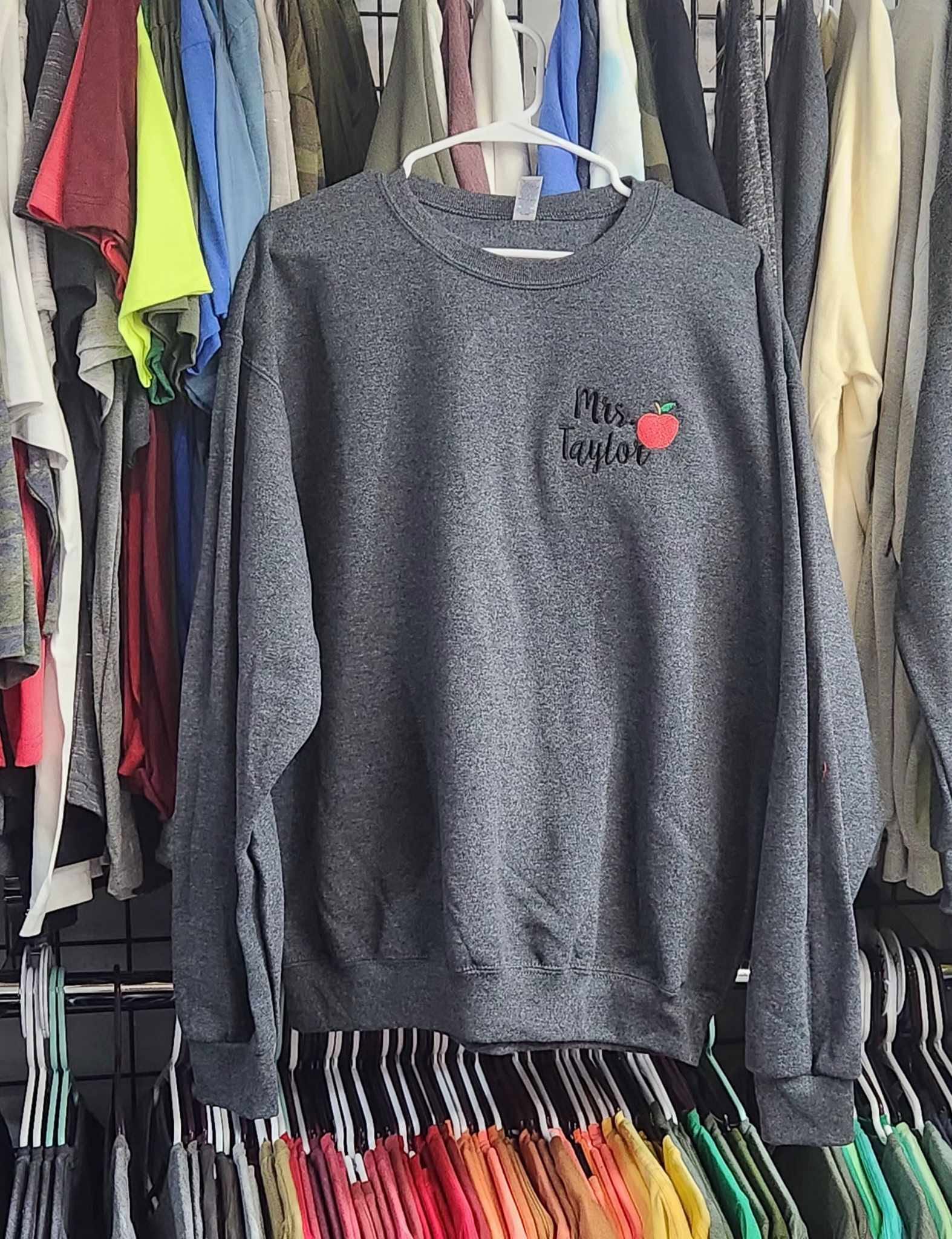 CUSTOM TEACHER NAME TEE OR SWEATSHIRT