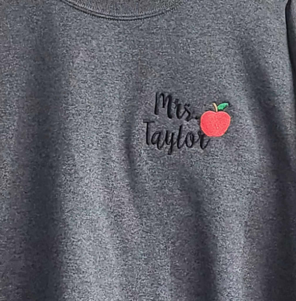 CUSTOM TEACHER NAME TEE OR SWEATSHIRT
