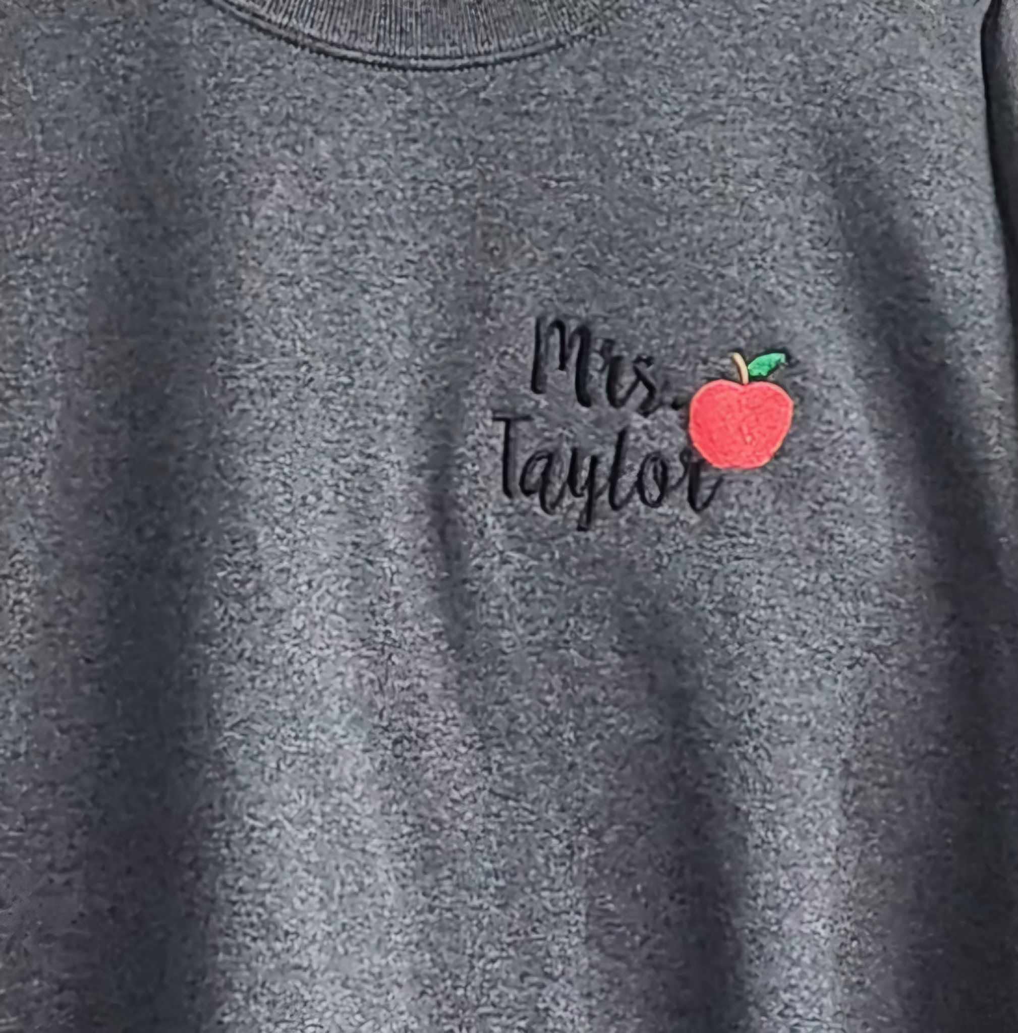 CUSTOM TEACHER NAME TEE OR SWEATSHIRT