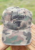 CAMO KANSAS CITY PUFF 3D EMBROIDERED HAT