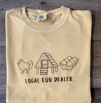 LOCAL EGG DEALER ICON TEE OR SWEATSHIRT