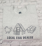 LOCAL EGG DEALER ICON TEE OR SWEATSHIRT