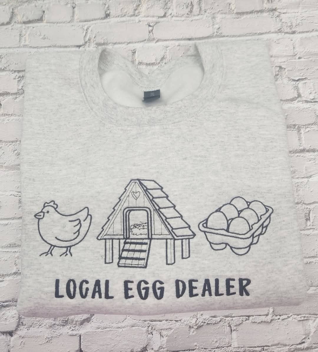 LOCAL EGG DEALER ICON TEE OR SWEATSHIRT