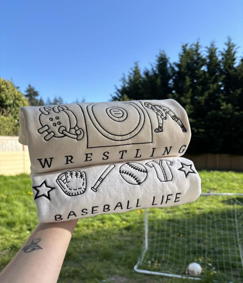 WRESTLING LIFE TEE OR SWEATSHIRT