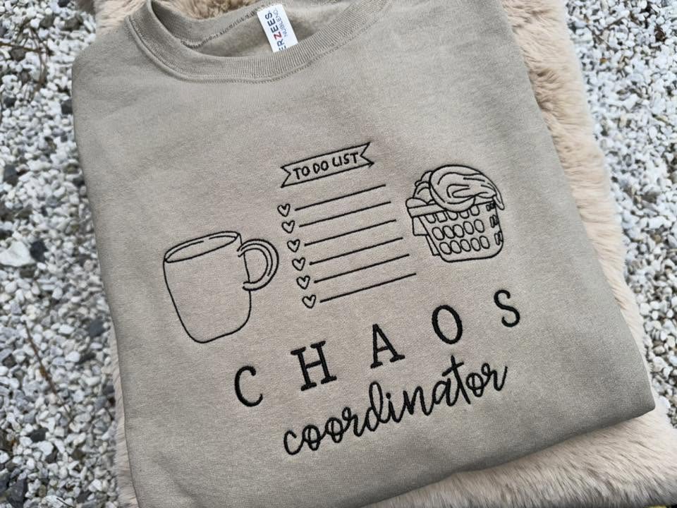 CHAOS COORDINATOR TEE OR SWEATSHIRT