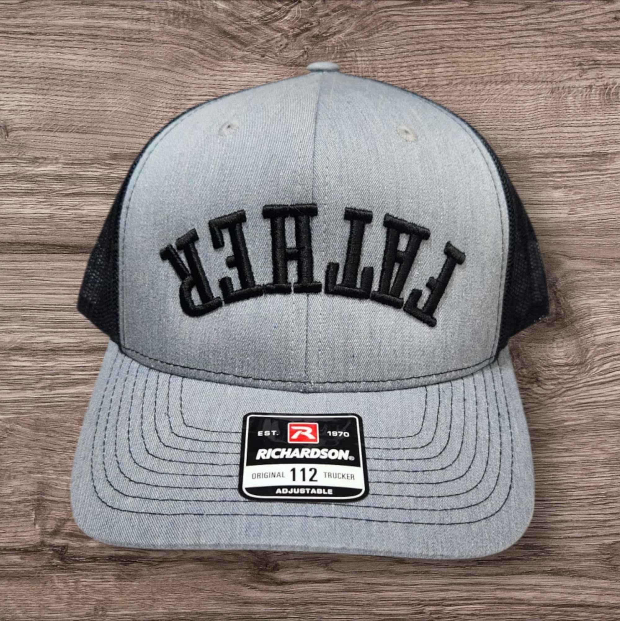 UPSIDE DOWN FATHER HAT CUSTOM THREAD COLOR