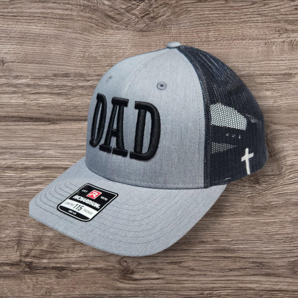 PUFF EMBROIDERED DAD HAT CUSTOM THREAD COLOR