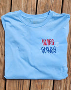 STARS & STRIPES TEE OR SWEATSHIRT