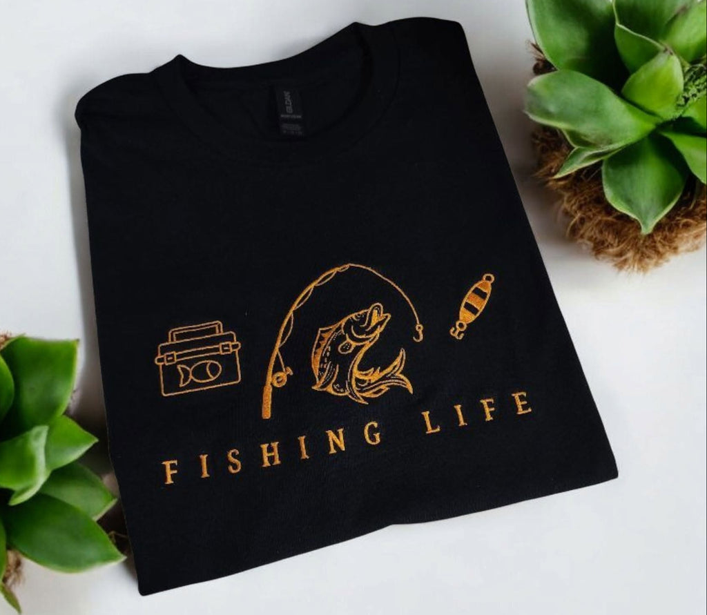 FISHING LIFE TEE OR SWEATSHIRT
