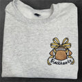 FOOTBALL BOW CUSTOM TEE OR SWEATSHIRT