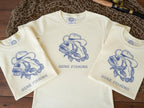 GONE FISHING COWBOY HAT TEE OR SWEATSHIRT