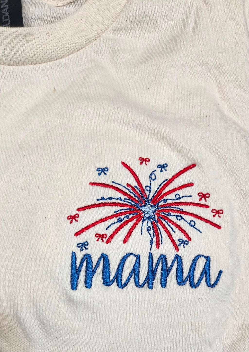 MAMA BOW FIREWORKS TSHIRT
