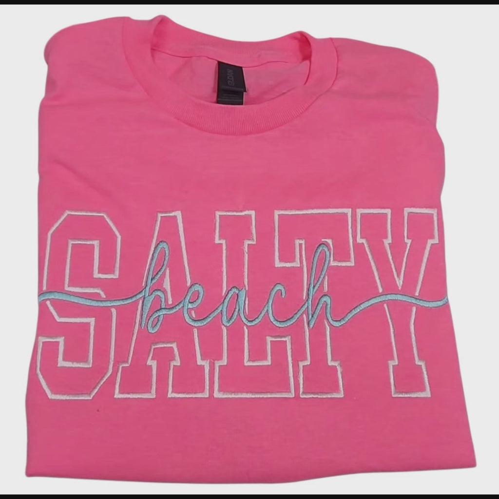 SALTY BEACH TEE OR SWEATSHIRT